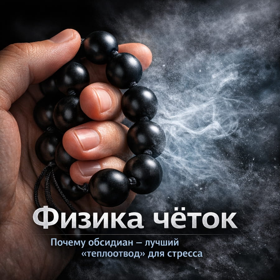 Чётки из чёрного обсидиана в ладони — визуальный эффект «холодного якоря» для снижения стресса. 01_0202938484857483.jpg