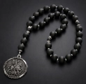 Православные четки, 30 бусин, оникс